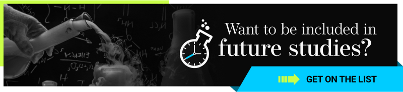 Want to be included in future studies?