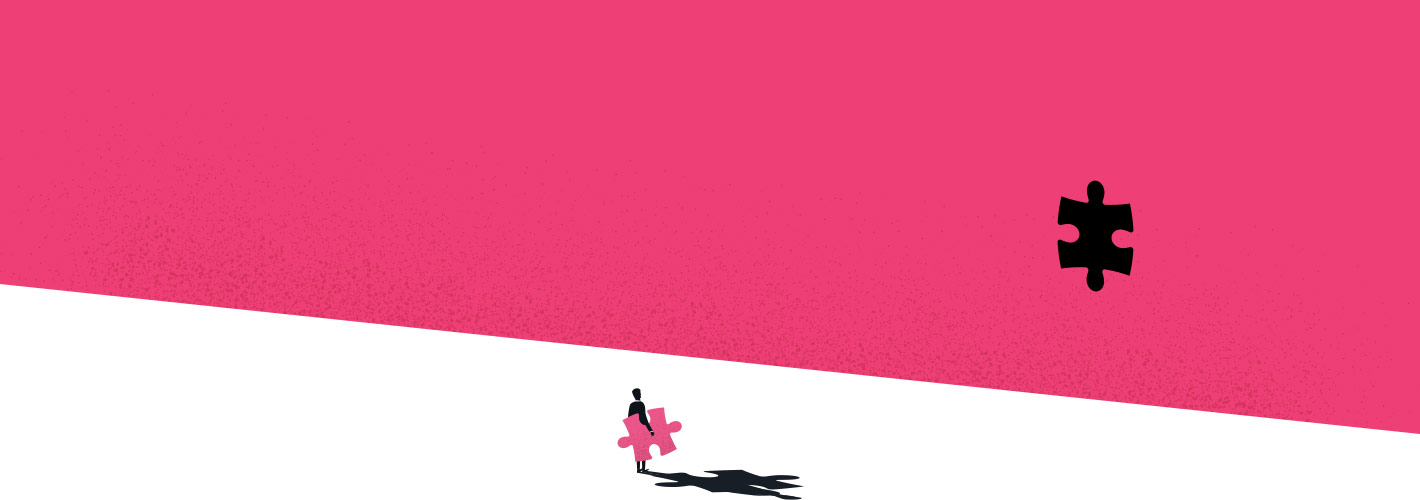 Pink Section Background